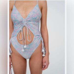 For love and lemons Colline Floral One-Piece Swimsuit